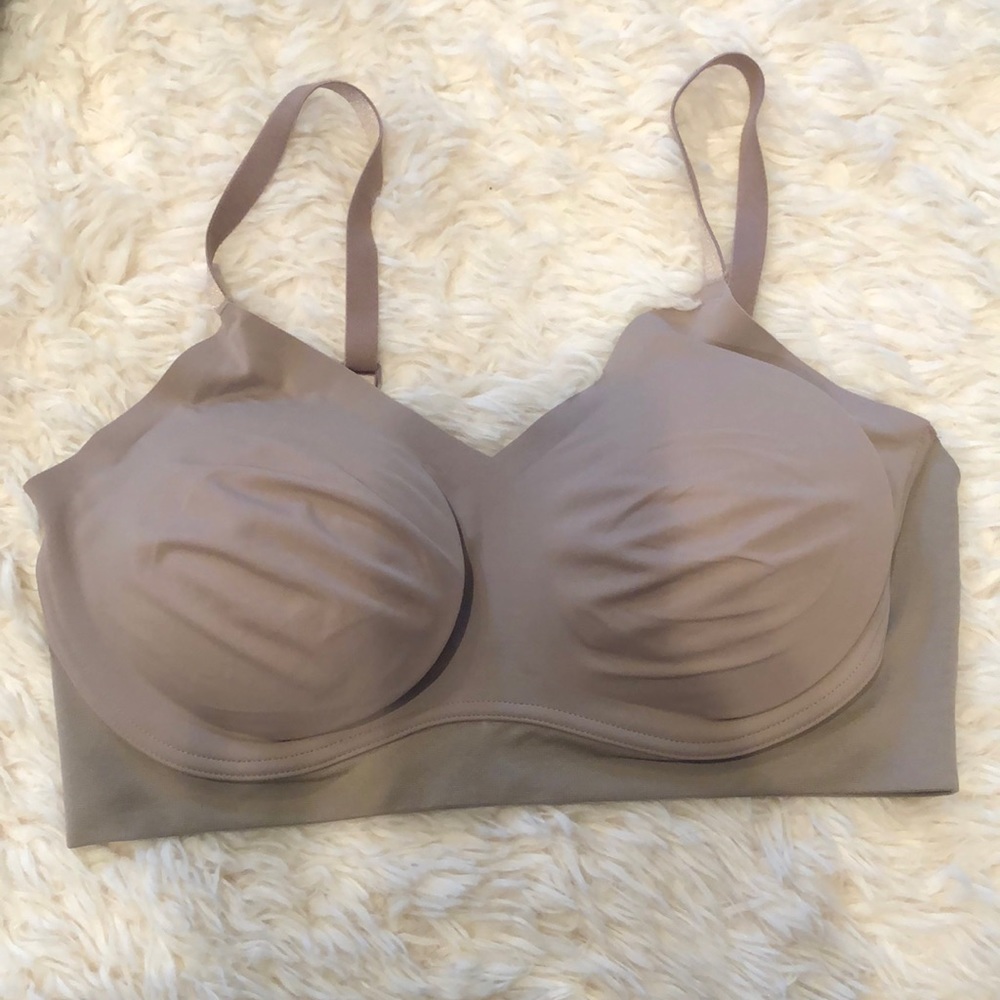 TRUE & CO True Body Triangle Adjustable Strap Soft Form Band Bra